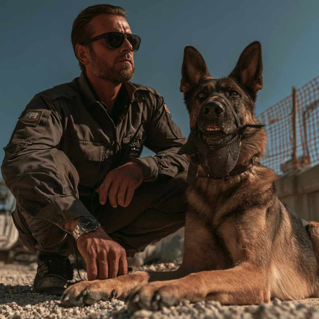 Agent de sécurité cynophile