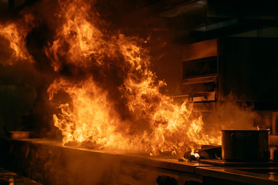 incendie cuisine restaurant