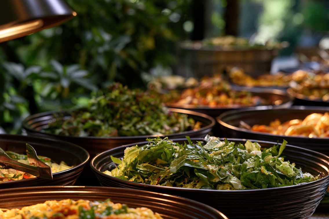 Bar à pâtes et salades